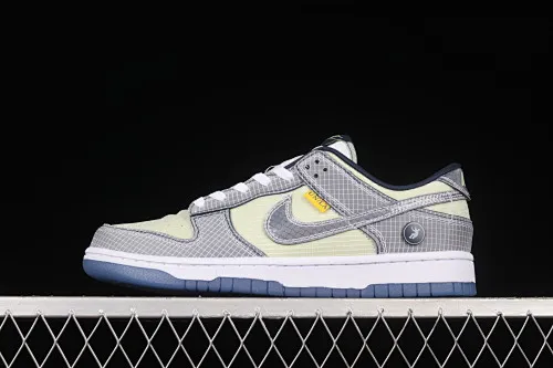 All categories Nk SB Dunk Series Nk SB Dunk Low low-top sneakers F version Unlon x Nk SB Dunk Low joint model dark blue green SB smashed backboard fashion casual sneakers DJ9649-401
